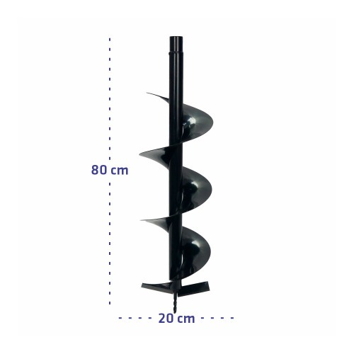 Broca para perfurador de solo 800 x 200 mm - GRO520121