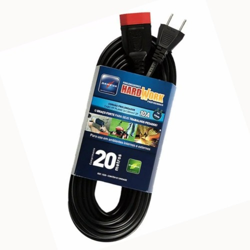 Extens�o el�trica 20 metros 2 x 1,50 mm 2P 10A - HARDWORK