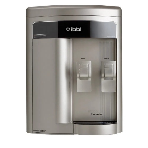 Purificador de �gua natural e gelada com compressor Prata - FR600 Exclusive  220V