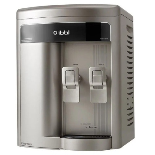 Purificador de �gua natural e gelada com compressor Prata - FR600 Exclusive  220V