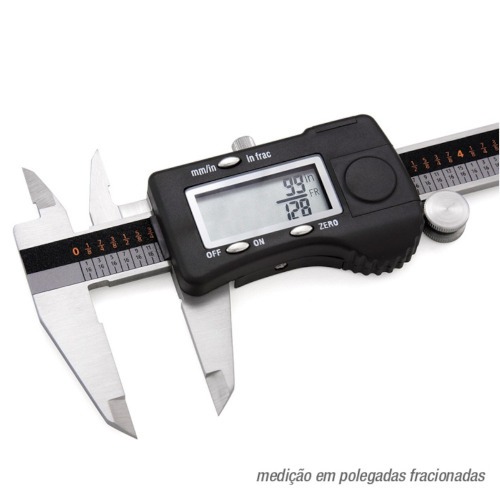 Paquímetro digital capacidade 300 mm leitura de 0,01 mm - 100.172 Paquímetro digital capacidade 300 mm leitura de 0,01 mm - 100.172