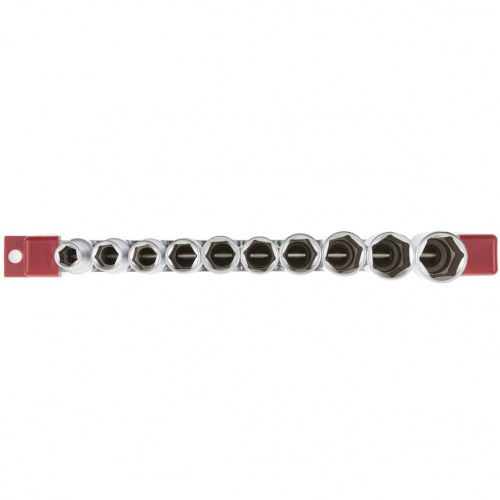 Jogo de soquete sextavado longo 10 a 22 mm 1/2 Jogo de soquete sextavado longo 10 a 22 mm 1/2