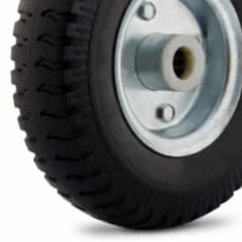 Roda completa com pneu maci�o 9