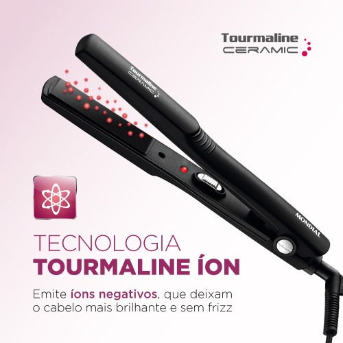 Prancha Chapinha Alisadora Tourmaline Ceramic - P-15  110V/220V