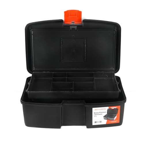 Caixa plástica para ferramentas 365 x 230 x 147 mm com estojo - Premium Caixa plástica para ferramentas 365 x 230 x 147 mm com estojo - Premium
