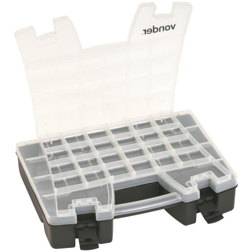 Organizador pl�stico com 34 compartimentos - OPV0200