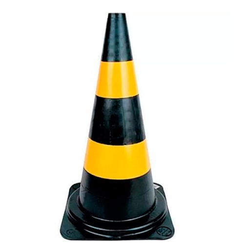 Cone para sinalização 75 cm com 2 faixas - RM-44 Cone para sinalização 75 cm com 2 faixas - RM-44