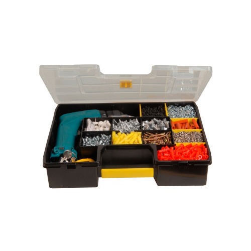 Organizador plástico com 17 compartimentos - STST14026 Organizador plástico com 17 compartimentos - STST14026