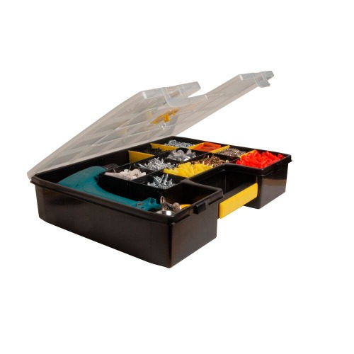 Organizador plástico com 17 compartimentos - STST14026 Organizador plástico com 17 compartimentos - STST14026