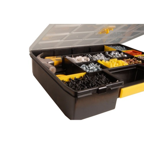 Organizador plástico com 17 compartimentos - STST14026 Organizador plástico com 17 compartimentos - STST14026