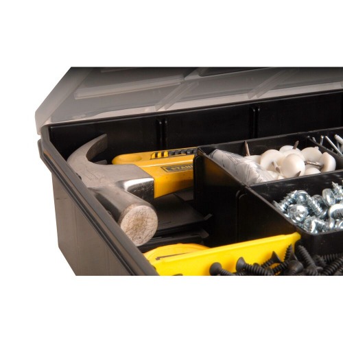 Organizador plástico com 17 compartimentos - STST14026 Organizador plástico com 17 compartimentos - STST14026