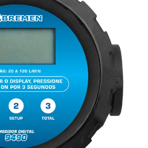 Medidor mecânico digital para Arla 32 20 a 120 L/min Medidor mecânico digital para Arla 32 20 a 120 L/min