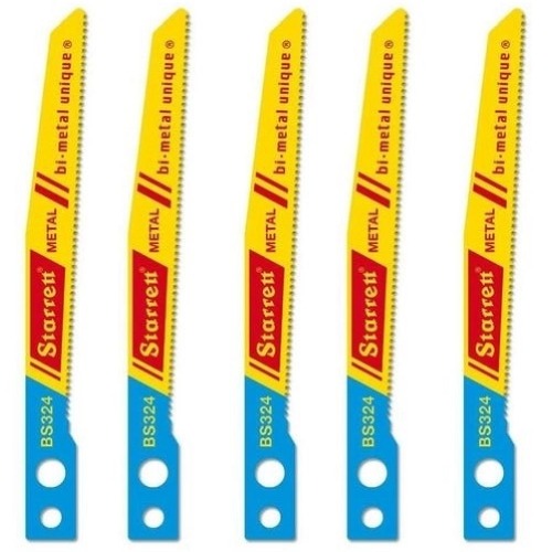 L�mina serra tico tico encaixe Makita 65 mm 24 dentes bimetal para metal 5 pe�as - BS324