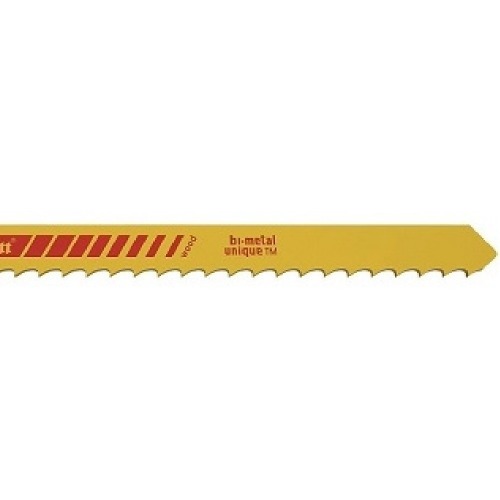 L�mina serra tico tico 100 mm 6 dentes bimetal para madeira 5 pe�as - BU46