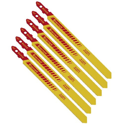 L�mina serra tico tico 100 mm bimetal multiuso 05 pe�as - BU418 