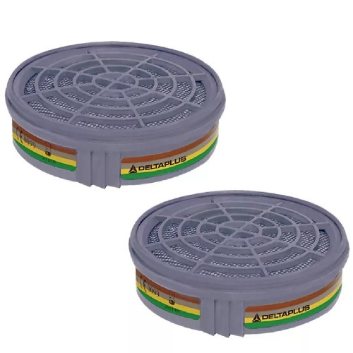 Filtro p/ multigases para respirador Jupiter 2 peças Filtro p/ multigases para respirador Jupiter 2 peças