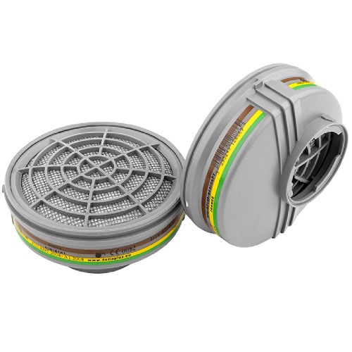 Filtro p/ multigases para respirador Jupiter 2 peças Filtro p/ multigases para respirador Jupiter 2 peças