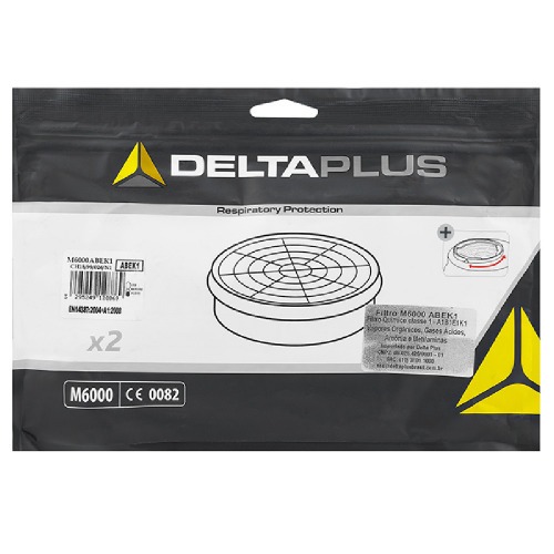 Filtro p/ multigases para respirador Jupiter 2 peças Filtro p/ multigases para respirador Jupiter 2 peças
