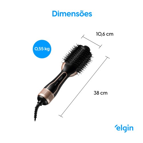 Escova secadora 1200W 4 em 1 Agile hair - ESEC-100  110V/220V