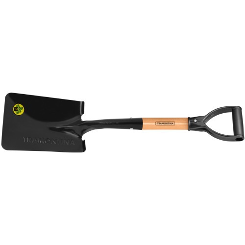 Pá quadrada pequena com cabo de madeira 45 cm - 77497404 Pá quadrada pequena com cabo de madeira 45 cm - 77497404