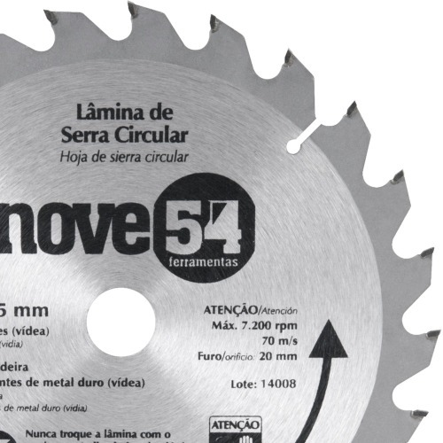 Disco de serra para madeira 185 x 20 mm 24 dentes Disco de serra para madeira 185 x 20 mm 24 dentes
