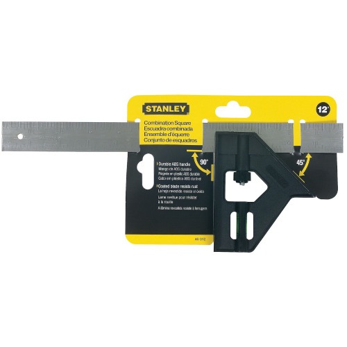 Esquadro combinado metálico de 12 Esquadro combinado metálico de 12