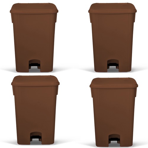 Cesto coletor de lixo 15L com pedal 4 peças - MVCP15 Cesto coletor de lixo 15L com pedal 4 peças - MVCP15