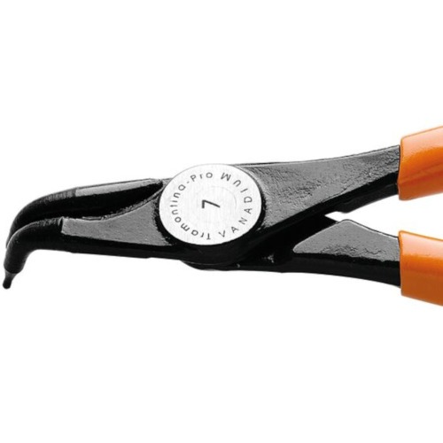 Alicate bico curvo para anéis internos aço cromo vanádio 7 Alicate bico curvo para anéis internos aço cromo vanádio 7