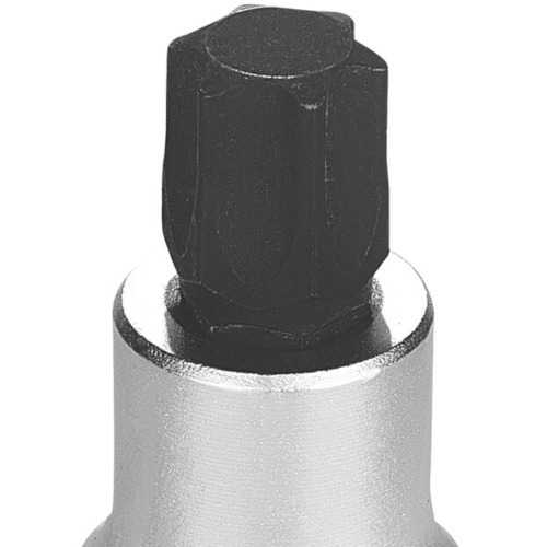Soquete com ponta hexalobular T-60 encaixe 1/2