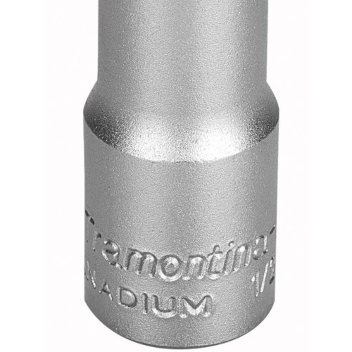 Soquete estriado longo 16 mm encaixe 1/2 Soquete estriado longo 16 mm encaixe 1/2