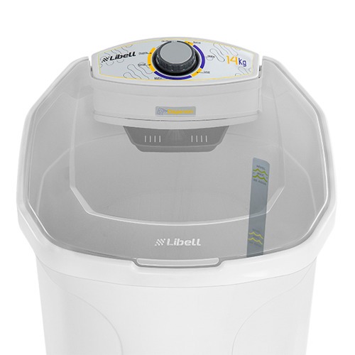 Lavadora de roupas semiautomática 14kg branca 110V Lavadora de roupas semiautomática 14kg branca 110V