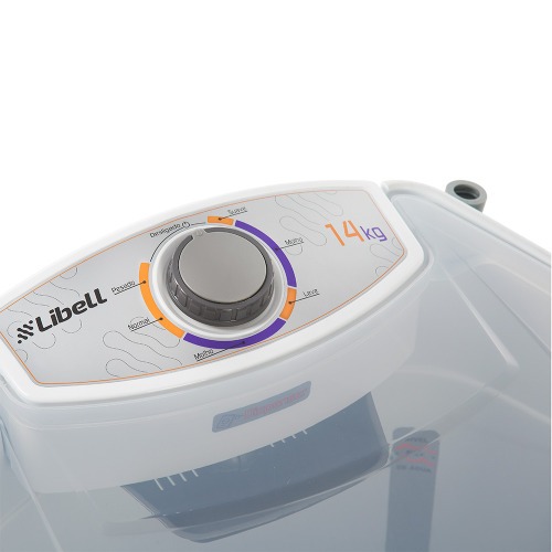 Lavadora de roupas semiautomática 14kg branca 110V Lavadora de roupas semiautomática 14kg branca 110V