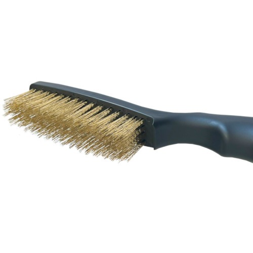 Escova manual de a�o 4 fileiras cabo de pl�stico - 0.2024