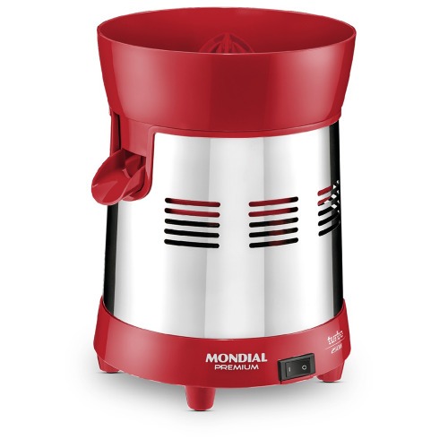 Espremedor de frutas 1,25L inox Turbo RED - E-24 110V/220V Espremedor de frutas 1,25L inox Turbo RED - E-24 110V/220V