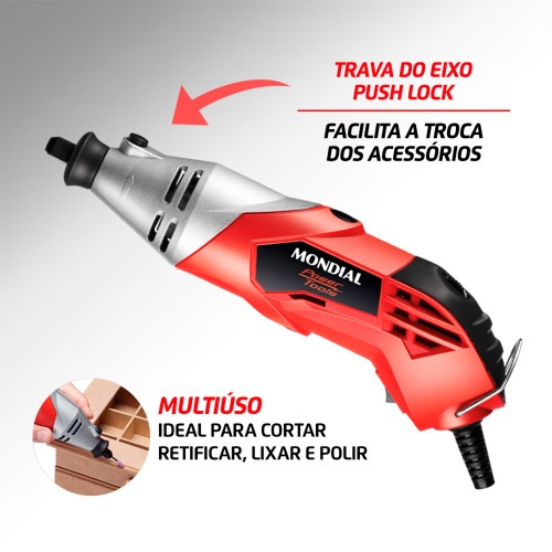Micro ret�fica 170 watts com 44 acess�rios - FMR-01  220V