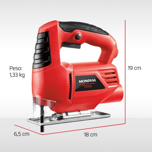 Serra tico tico 450 watts capacidade de corte 55 mm - FST-03 110V Serra tico tico 450 watts capacidade de corte 55 mm - FST-03 110V