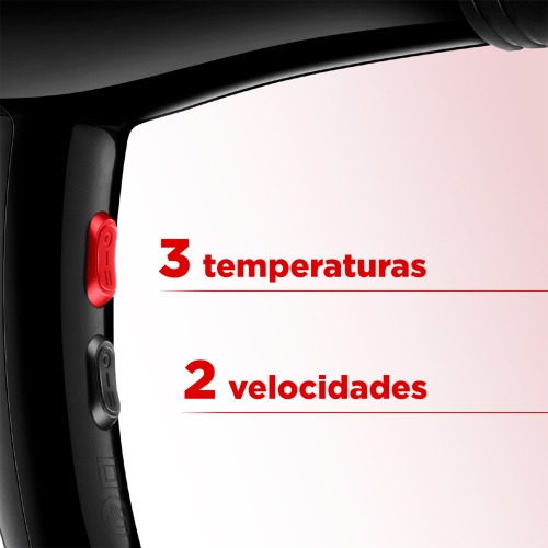 Secador de cabelo 1.900 watts Turbo Color Red - SC-41 110V Secador de cabelo 1.900 watts Turbo Color Red - SC-41 110V