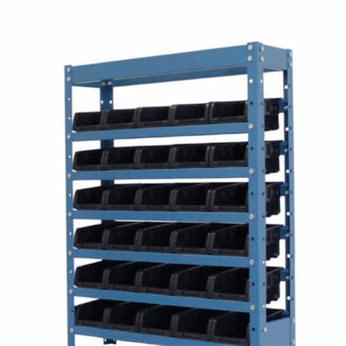 Estante met�lica com 30 gavetas n�3 preta - NE30/3P