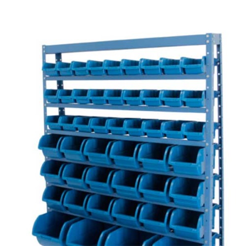 Estante met�lica com 49 gavetas medidas diversas azul - NE49A
