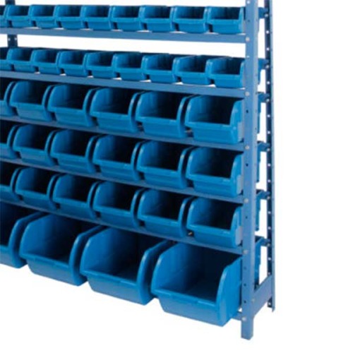 Estante met�lica com 49 gavetas medidas diversas azul - NE49A