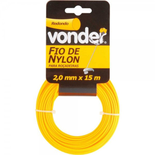 Fio de nylon para roçadeira 2 mm x 15 metros Fio de nylon para roçadeira 2 mm x 15 metros