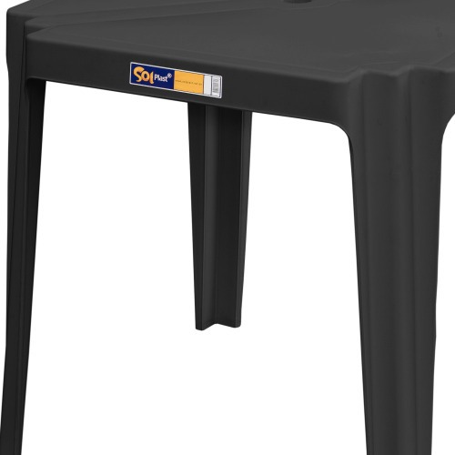 Mesa pl�stica quadrada 70 x 70 cm - Coruripe