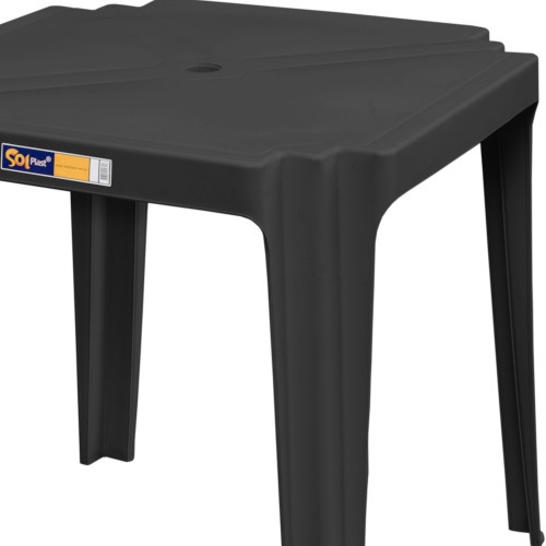 Mesa pl�stica quadrada 70 x 70 cm - Coruripe