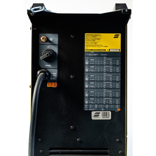 Inversora de solda multiprocesso 420A para Eletrodo e Mig trif�sica - RUSTLER 455i