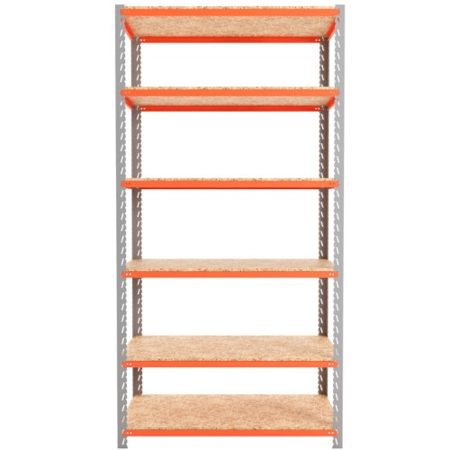 Estante desmontável 1000 x 300 x 1950 mm com 6 prateleiras - 40300 Estante desmontável 1000 x 300 x 1950 mm com 6 prateleiras - 40300