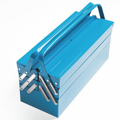 Caixa sanfonada para ferramentas com 5 gavetas - 43800005 Caixa sanfonada para ferramentas com 5 gavetas - 43800005