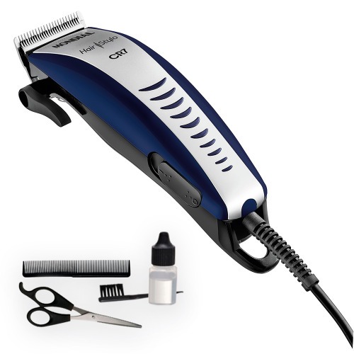 Máquina de cortar cabelo com 4 pentes e acessórios Hair Stylo - CR-07 110V Máquina de cortar cabelo com 4 pentes e acessórios Hair Stylo - CR-07 110V