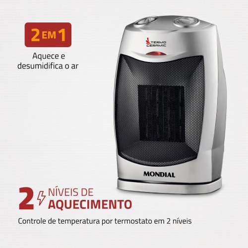 Aquecedor el�trico 1.500 watts termo ceramic - A05  220V
