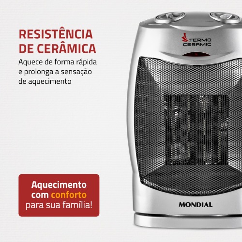 Aquecedor el�trico 1.500 watts termo ceramic - A05  220V