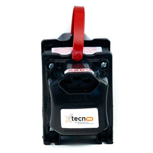 Transformador de voltagem 1500 VA tomada tripolar 10A bivolt - Tecno  110V/220V